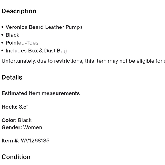 Veronica Beard Leather Pumps - Picture 6 of 6